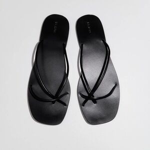 St. Agni Rouleau Sandal in Black